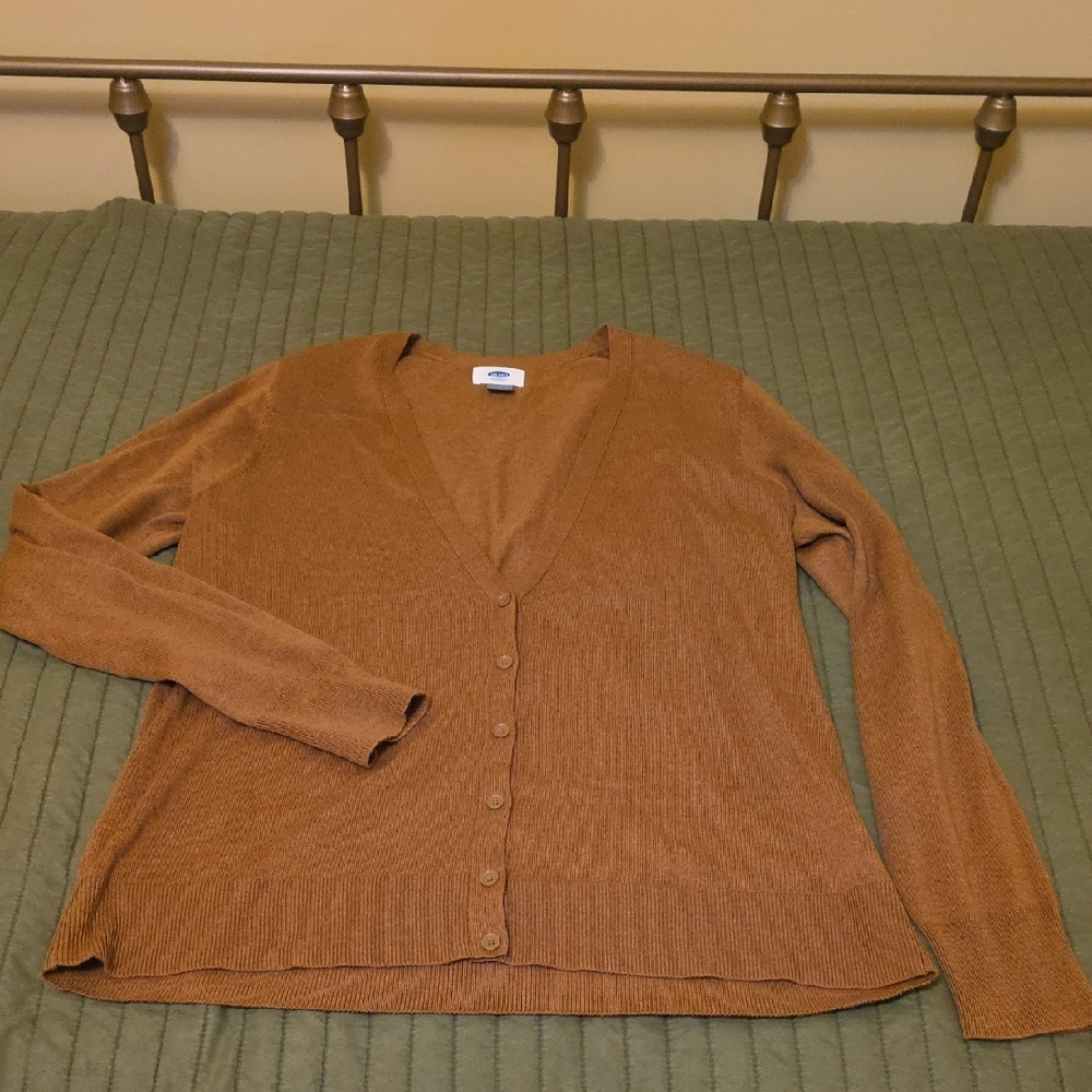 Old Navy Women's Tan Cardigan Sweater